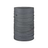 Buff®| Schlauchschal CoolNet UV® Flexibel, UPF 50 Schutz, leicht, elastisch, recyceltes Material, Sport, Sommer, Herren, Damen, Einheitsgröße Dunkelgrau