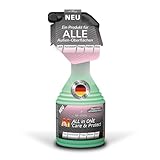 Dr. Wack – A1 All in ONE Care & Protect Autopflege 500 ml I Für alle Auto-Außenoberflächen I Schutz, Pflege & Versiegelung in 1 Schritt I Lackpflege, Felgenschutz, Reifenpflege & Regenabweiser