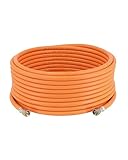 CFH Gasschlauch Gummi 20 m VS 790 – Gummigasschlauch mit beidseitigem G 3/8" LH Anschluss, für Abflammgeräte & Gaslötgeräte, LPG/Propan/Butan, 20 bar, konisch dichtend, -30 °C bis +70 °C