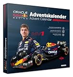 FRANZIS 67245 - Oracle Red Bull Racing Adventskalender 2025 - Modellbausatz im Maßstab 1:43, inkl. Soundmodul und 52-seitigem Begleitbuch